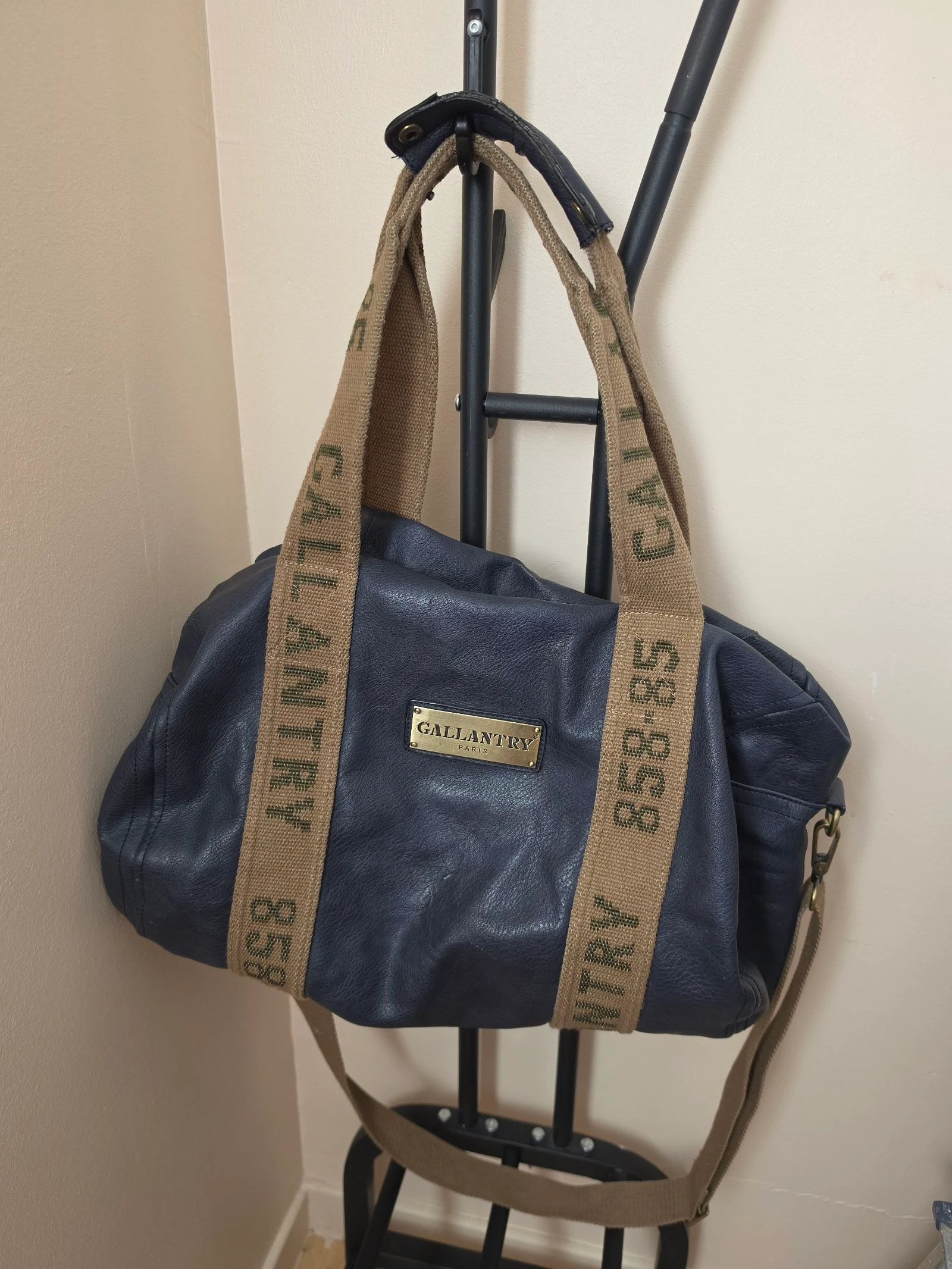 Sac à main / Bandoulière Gallantry - Modèle Polochon Bleu Marine